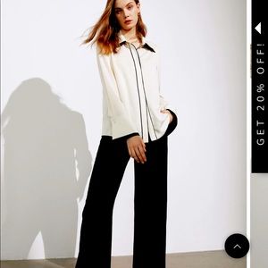 J.Ing Blair Contrast Blouse - Size M